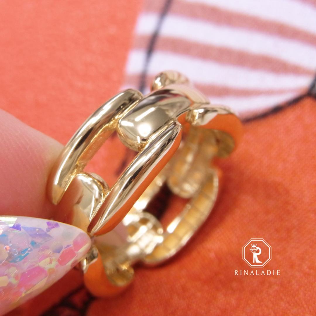 第二弾‼️【S】K18　17号　4.85ｇ　地金リング