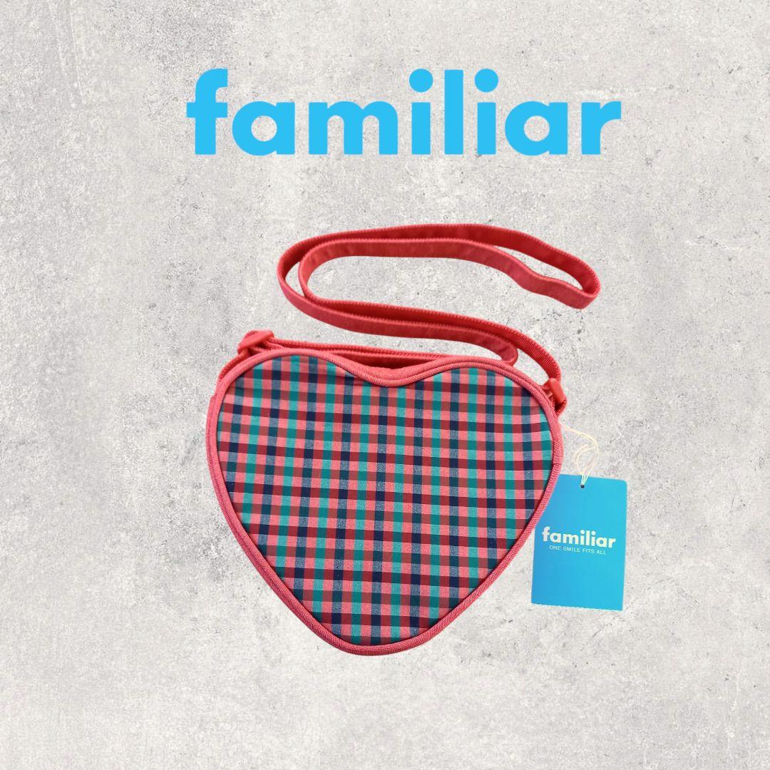 新品タグ付き familiar ハートポシェット 赤 Amazon | ファミリア ハートポシェット XF | ノーブランド品