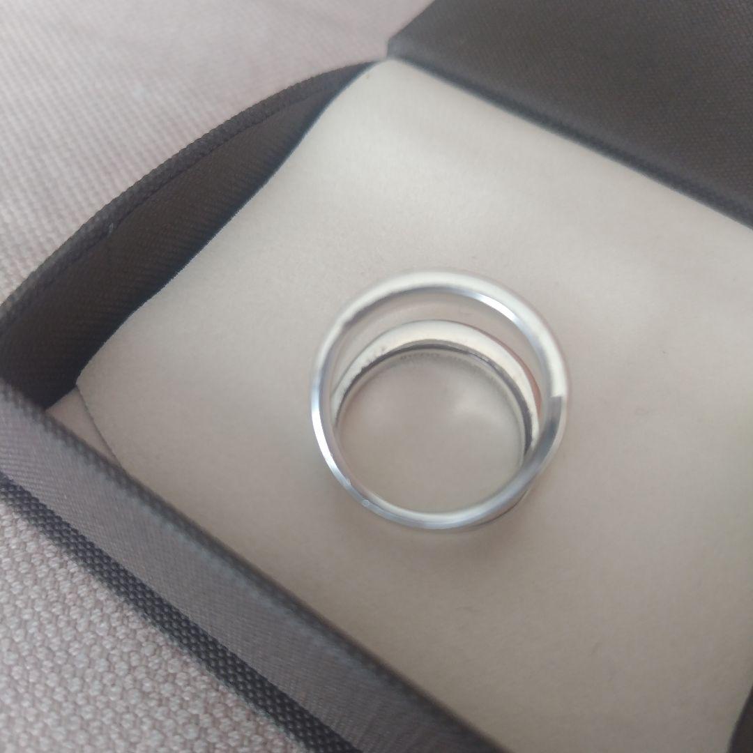 GYPPHY DOUBLE STRING MOISSANITE RING17号 - メルカリ
