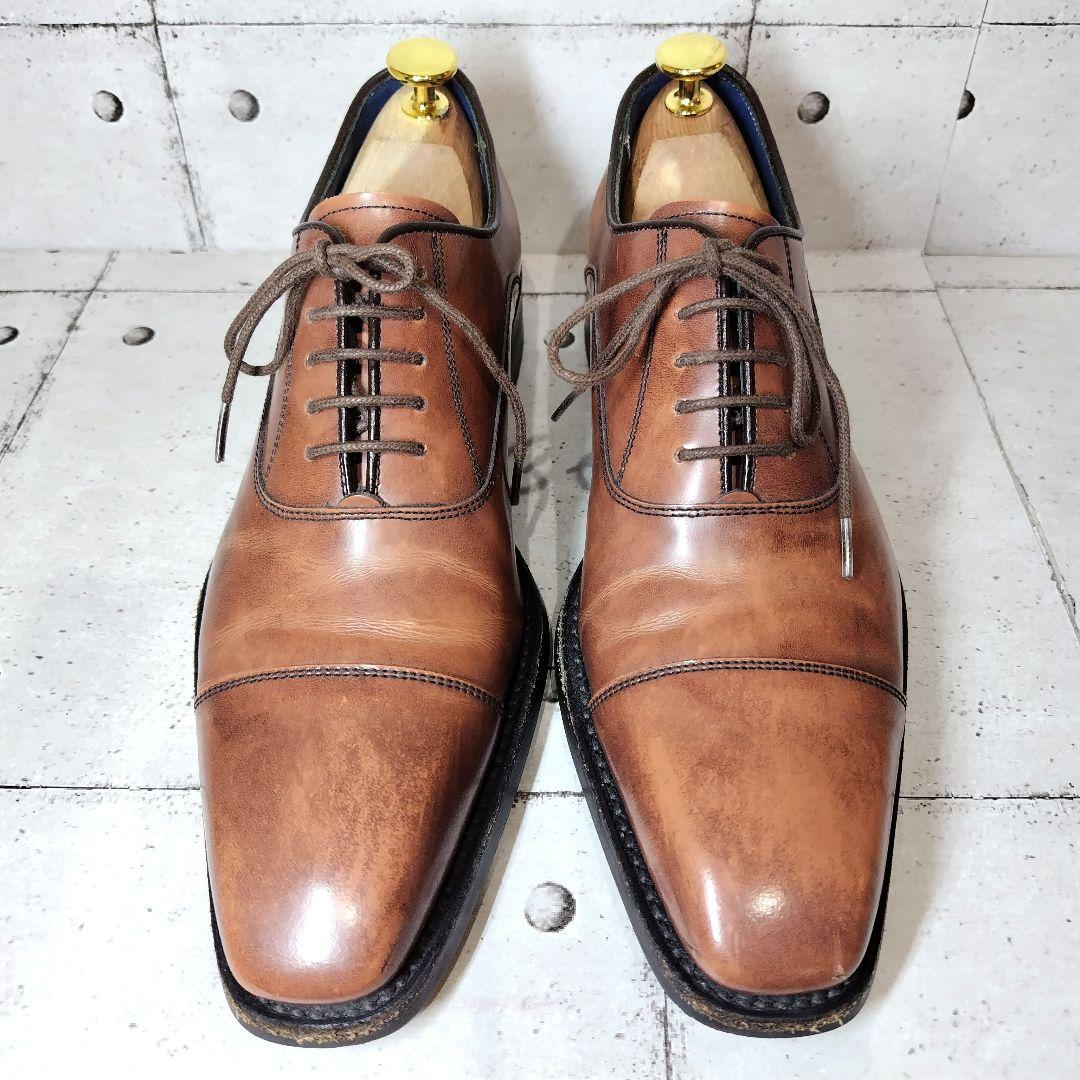 【美品】 リーガル REGAL W61 ストレートチップ 茶 24.5cm