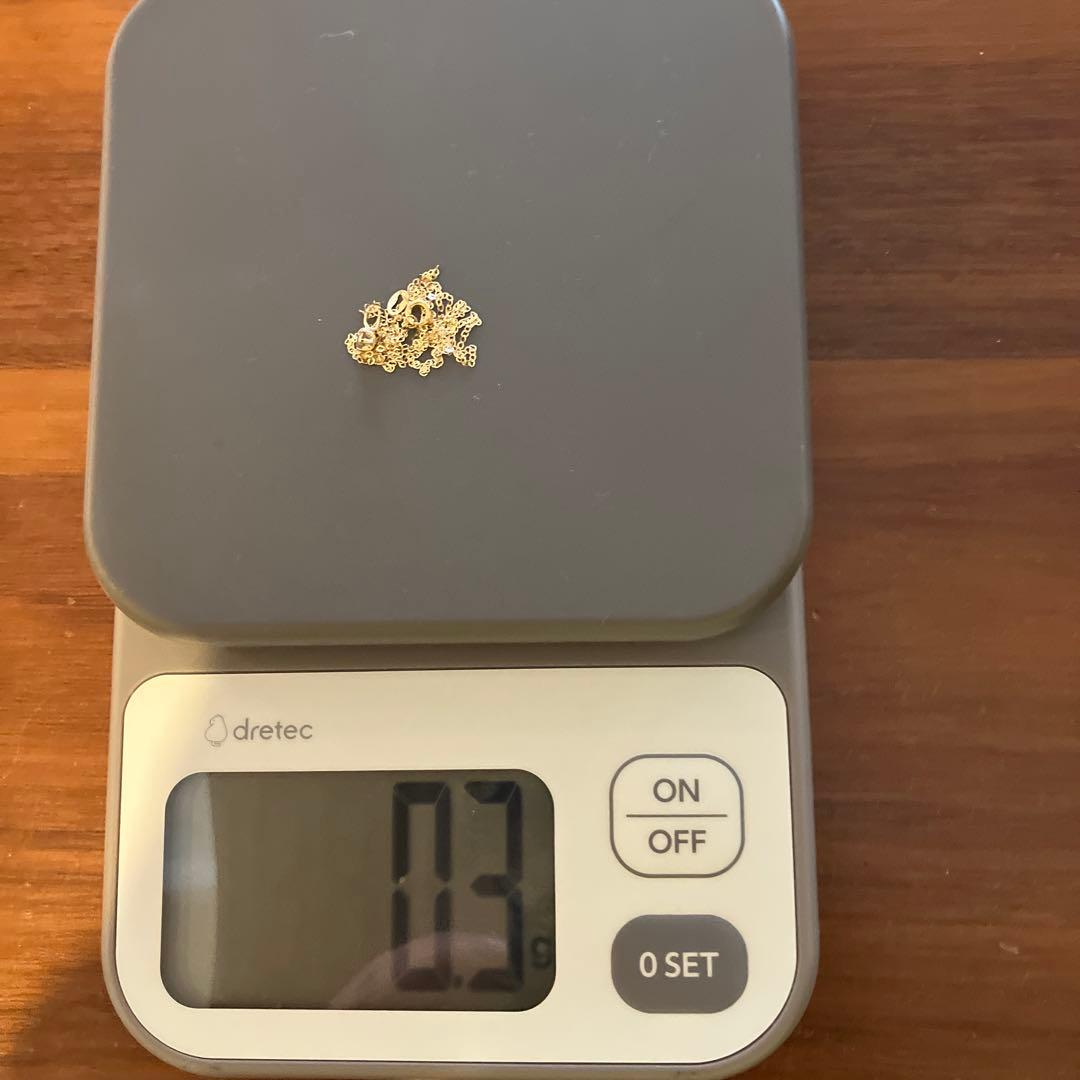 0.13ct K18 ダイヤモンドネックレス