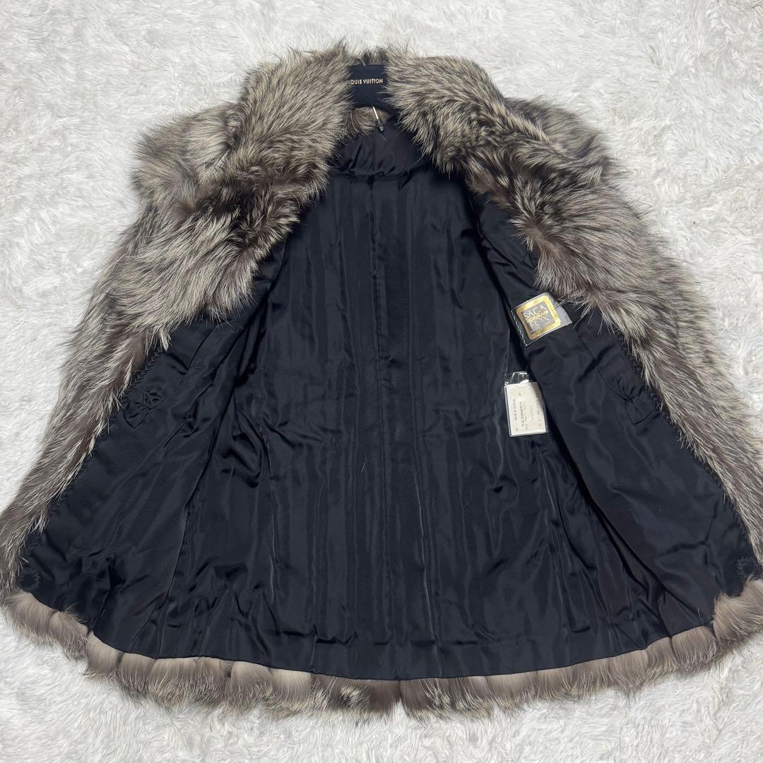 希少 新品✨SAGAMINK サガミンク シルバーフォックスコート 金タグ