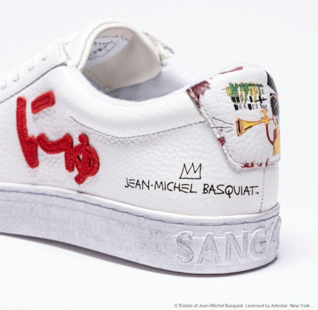 抽選販売】限定コラボスニーカーにゅ〜ずバスキア SANGACIO × BA
