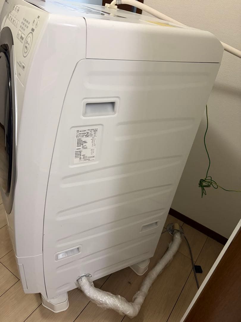ドラム式電気洗濯乾燥機 SHARP ES-S7J-WR 2024年製 右開き - メルカリ