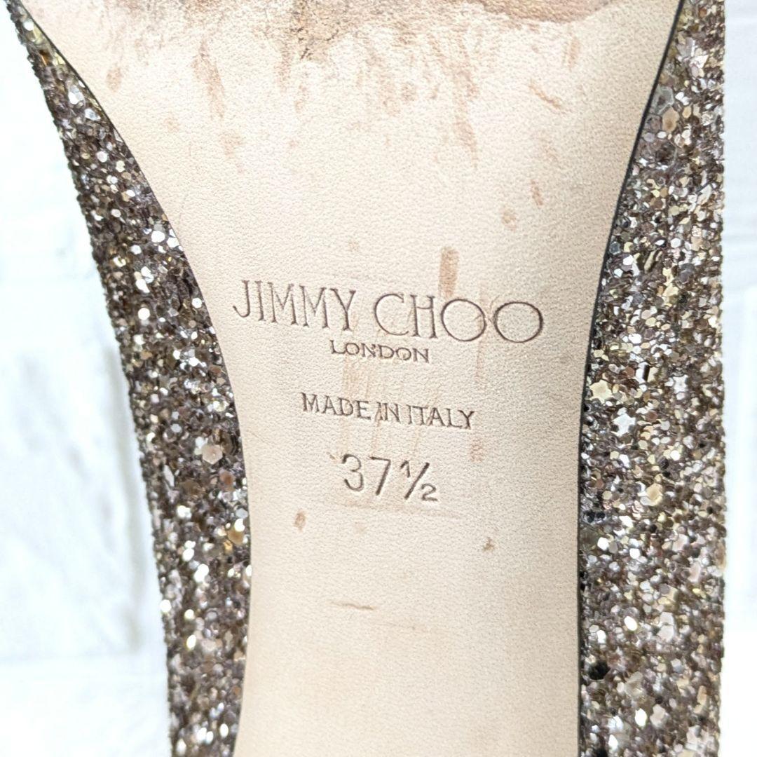 ✨美品✨ジミーチュウ ブライダルシューズ ピンク グリッター ROMY100