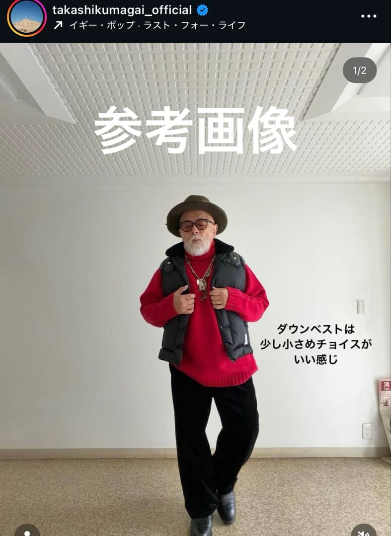 ロッキーマウンテン ダウンベスト レザー 黒 38 ダウン ベスト 木村