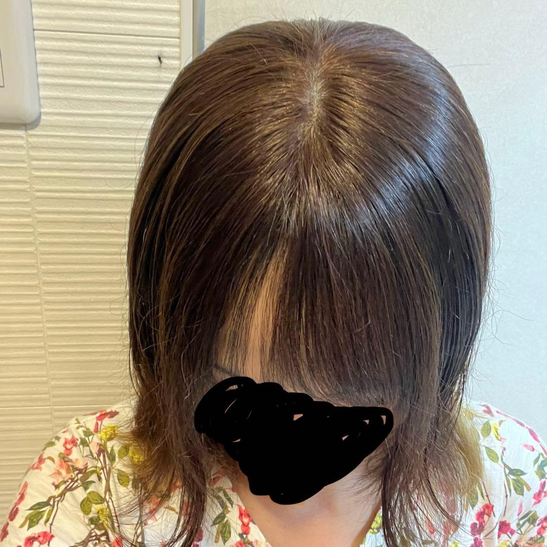 百合子ウィッグ ヘアピース ナチュラルブラウン - メルカリ