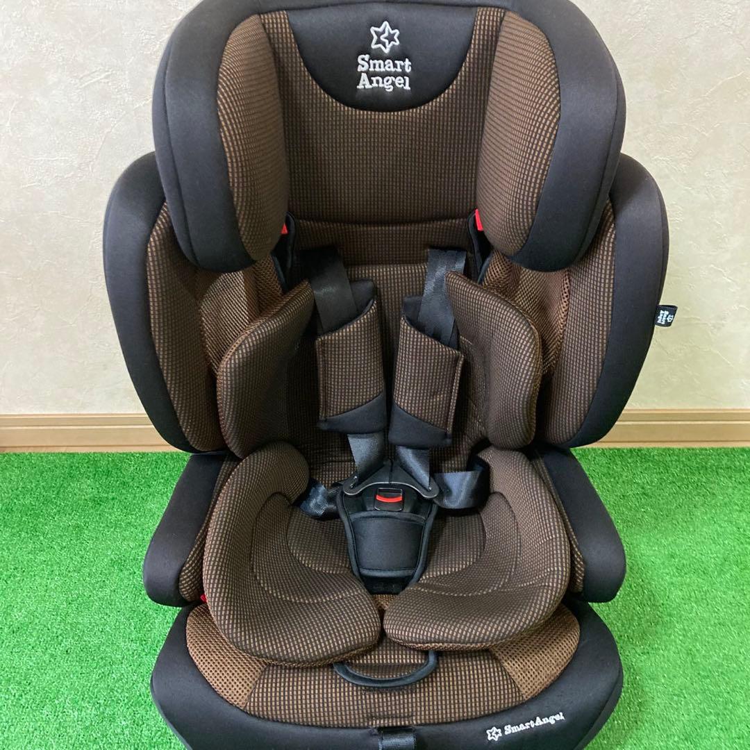 スマートエンジェル ハーネスジュニアFIX-BR ISOFIX ブラウン - メルカリ