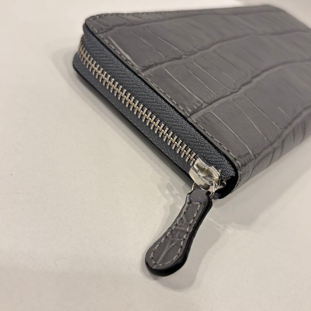 《felisi》SALE‼️新品 型押しレザー・長財布 GRY