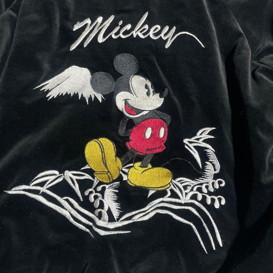 廃盤品レア☆ミッキー刺繍 デスバレー×Disney スカジャン リバーシブル