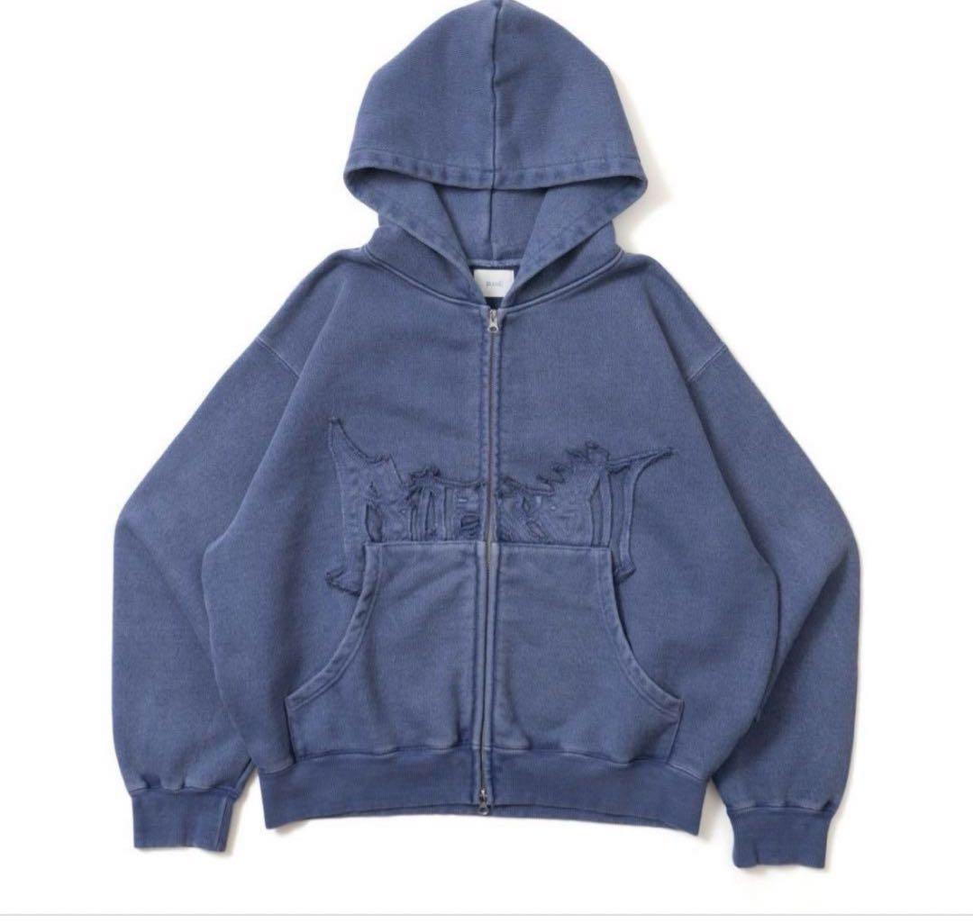 bless u pigment zip hoodie ブレスユー ジップパーカー - メルカリ