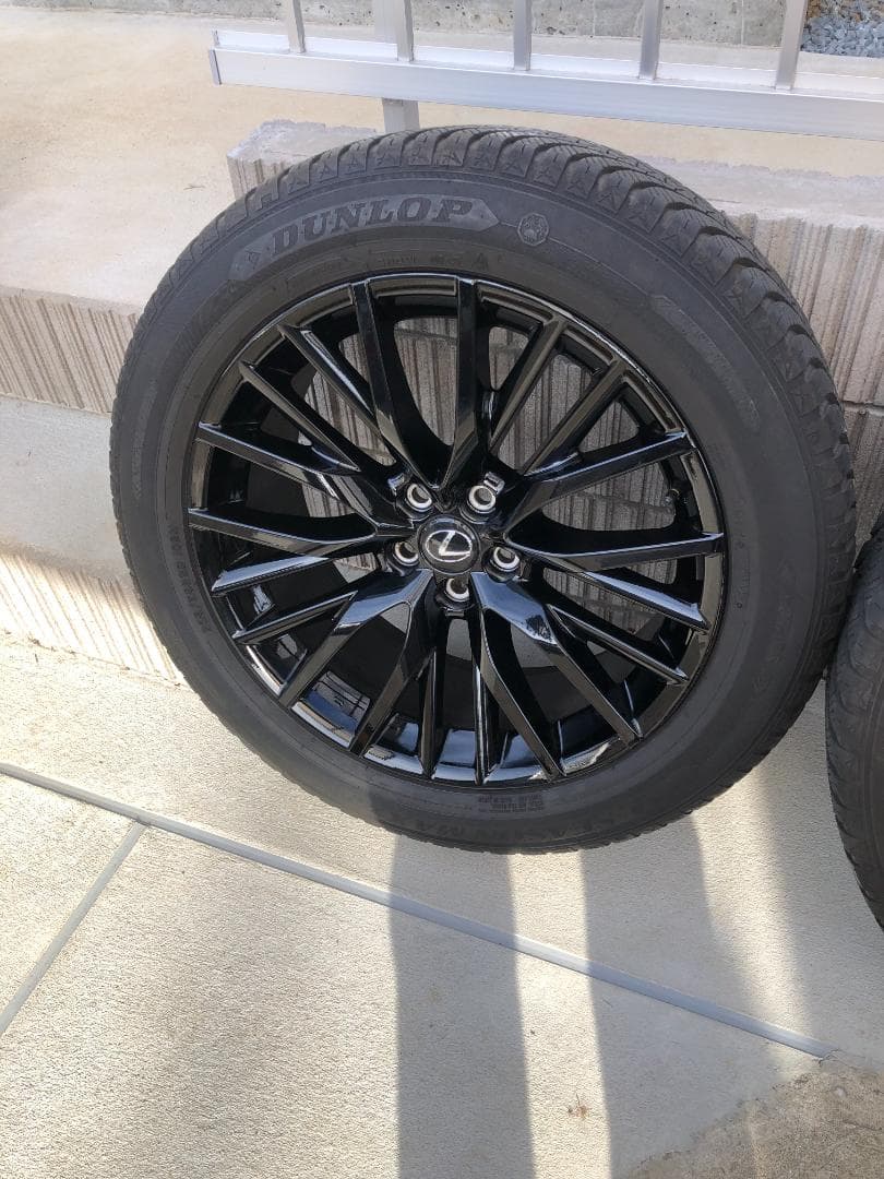 くま様専用レクサスRX 20インチ ブラックホイール タイヤセット美品