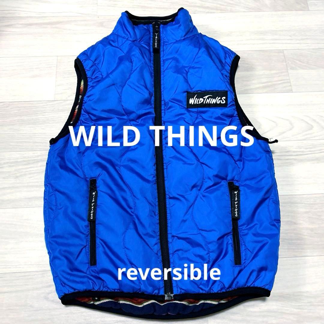 WILDTHINGS☆ワイルドシングス プリマロフト リバーシブルベスト