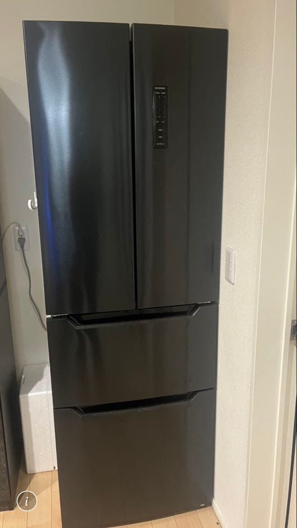 引き取り限定　 IRSN-32A-B ブラック冷蔵庫 320L 冷蔵庫 320L 大型 ファン式 冷凍冷蔵庫 IRSN-32A-B アイリスオーヤマ