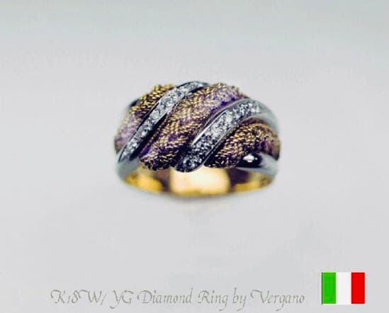 まなです　18kリング ALOHA MANA（アロハマナ） ハワイアンジュエリー 指輪 リング メンズ