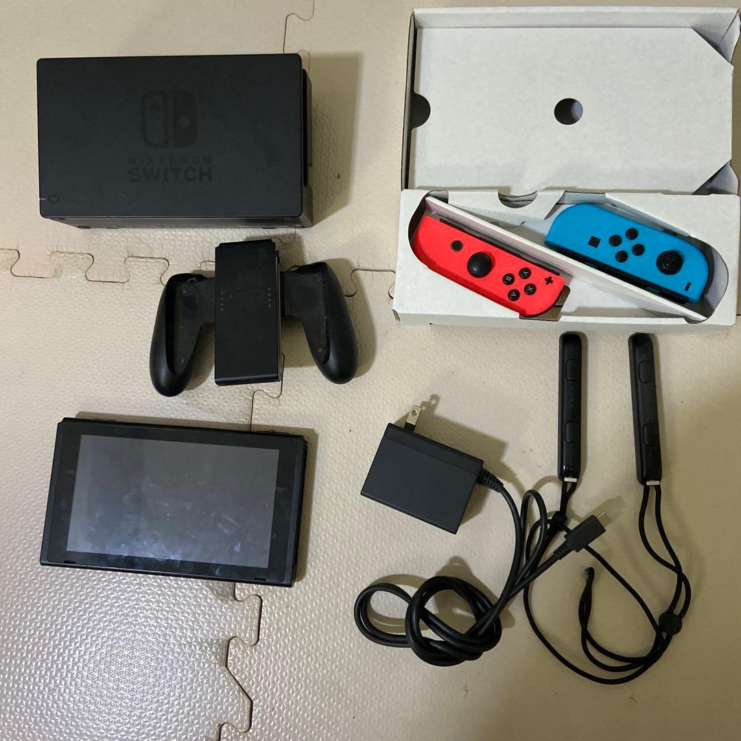 Nintendo Switch 本体 赤/青 Joy-Con（左不備あり） Nintendo Switch 本体 赤/青 Joy-Con（左不備あり） Nintendo Switch