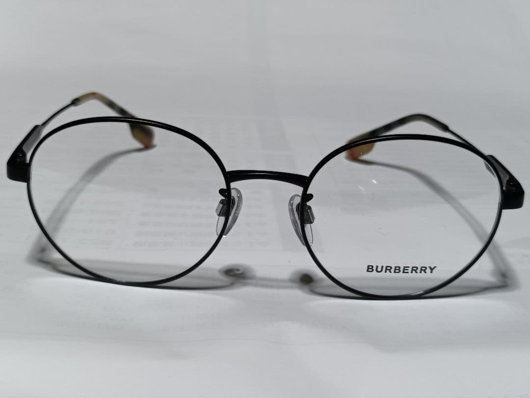 Y・m・　メガネ　バーバリー　 B1363TD　チタン　ボストンタイプ バーバリーのメガネ1363TD-1331-S50/正規販売店全国対応JR大府駅前