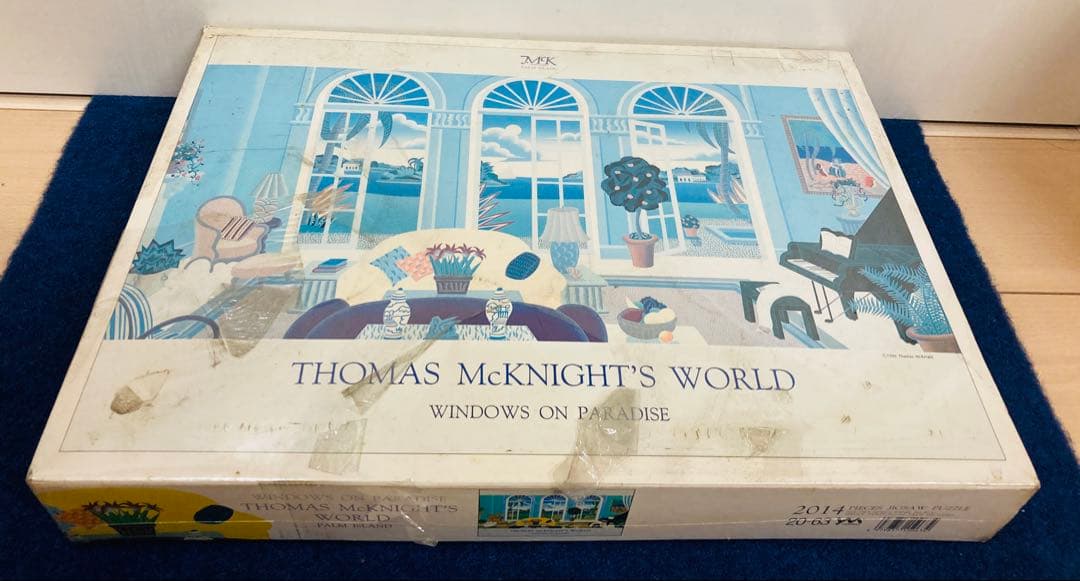【新品・未開封】 トーマス・マックナイト　パームアイランド　ジグソーパズル Amazon | 未開封MYKONOS HARBOR ジグソーパズル 1000ピース トーマス