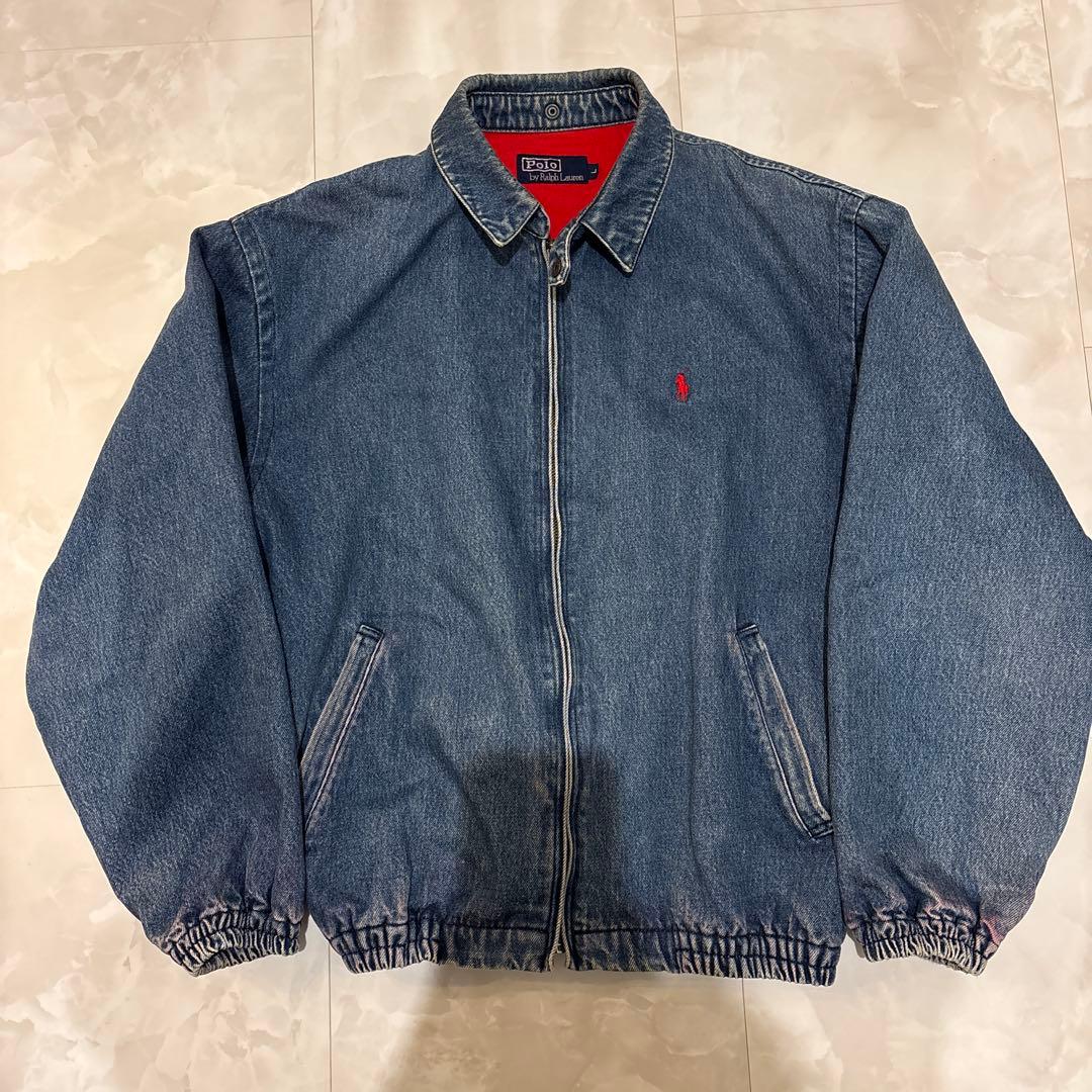 POLO RALPH LAUREN デニムスウィングトップ ジャケット Polo Ralph Lauren デニムジャケット スウィングトップサイズM - メルカリ