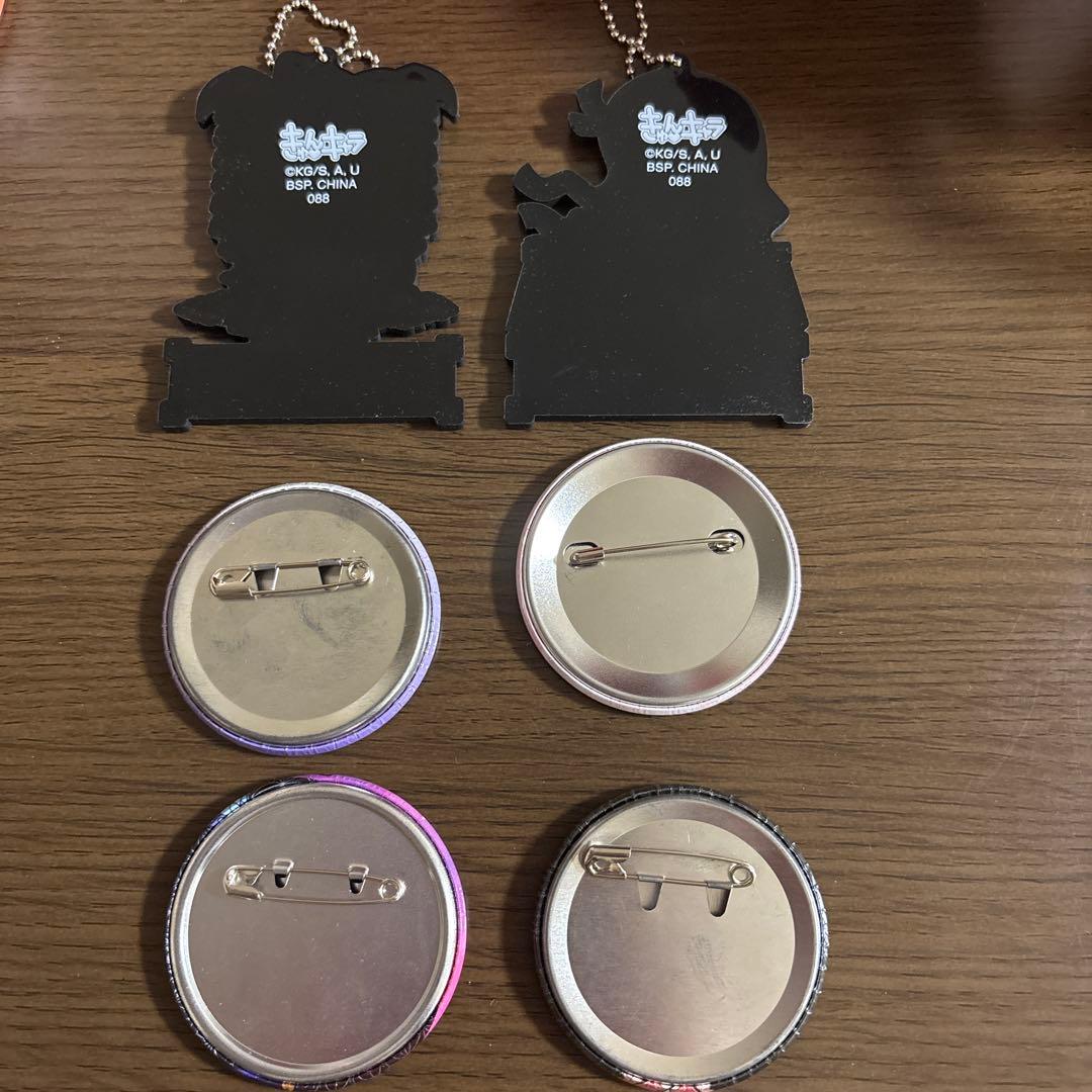 鬼滅の刃 胡蝶しのぶ カナヲ ねず子 缶バッジ キーホルダー まとめ売り