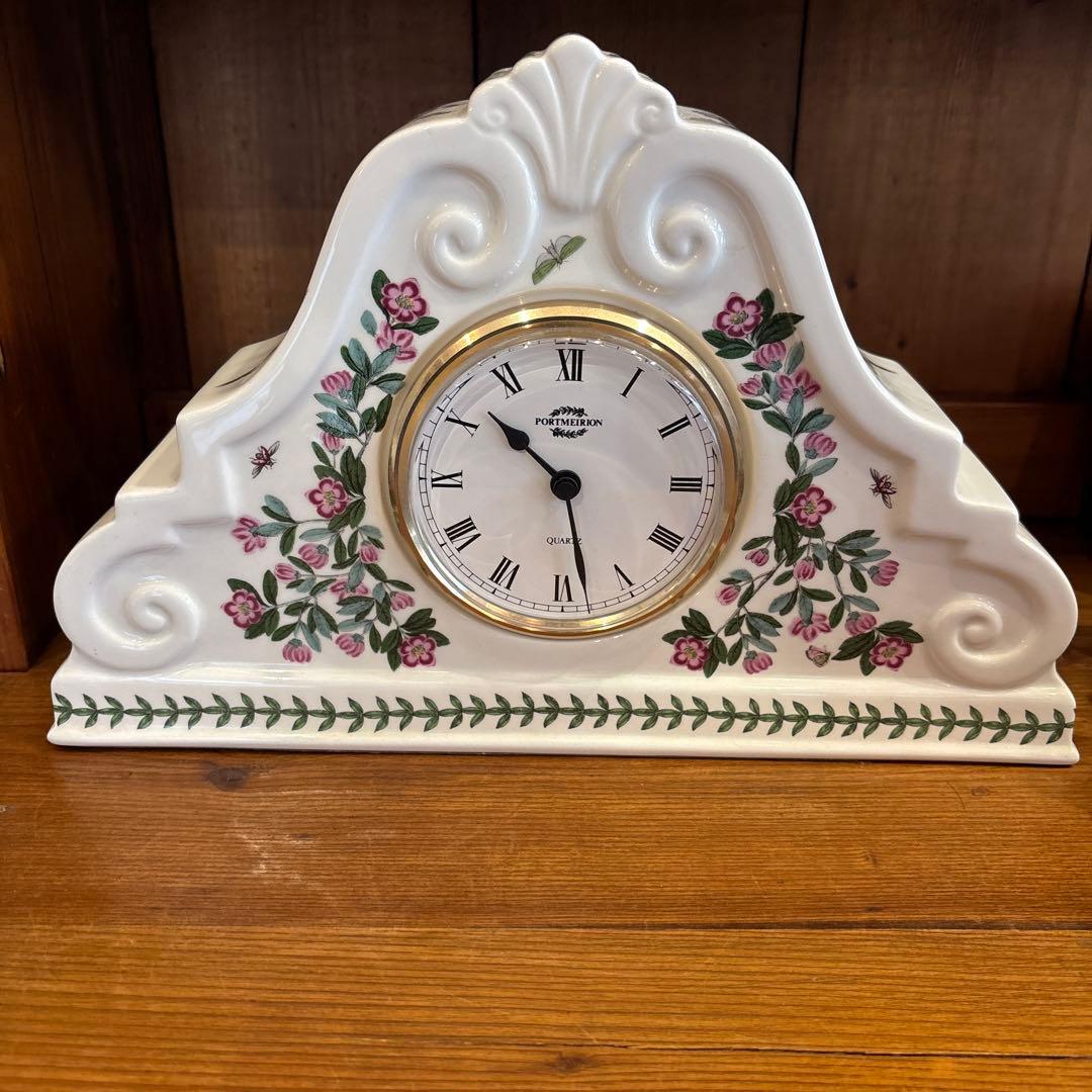 ポートメリオン　ボタニックガーデン　置き時計　33㎝ ポートメリオン ボタニックガーデン・メドウ プレート13cm スィート