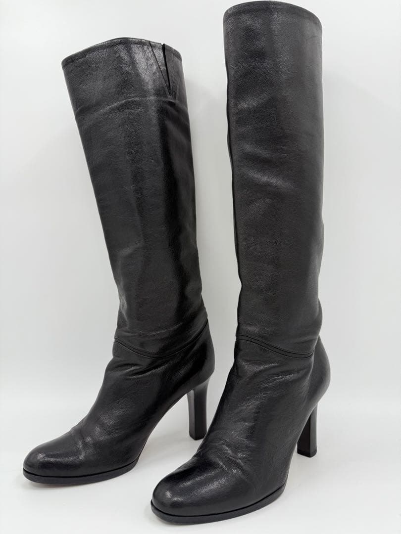 【美品】柔らかレザー ジミーチュウ レディース ロングブーツ ヒール 楽天市場】ロングブーツ（ブランドジミーチュウ）（ブーツ｜レディース