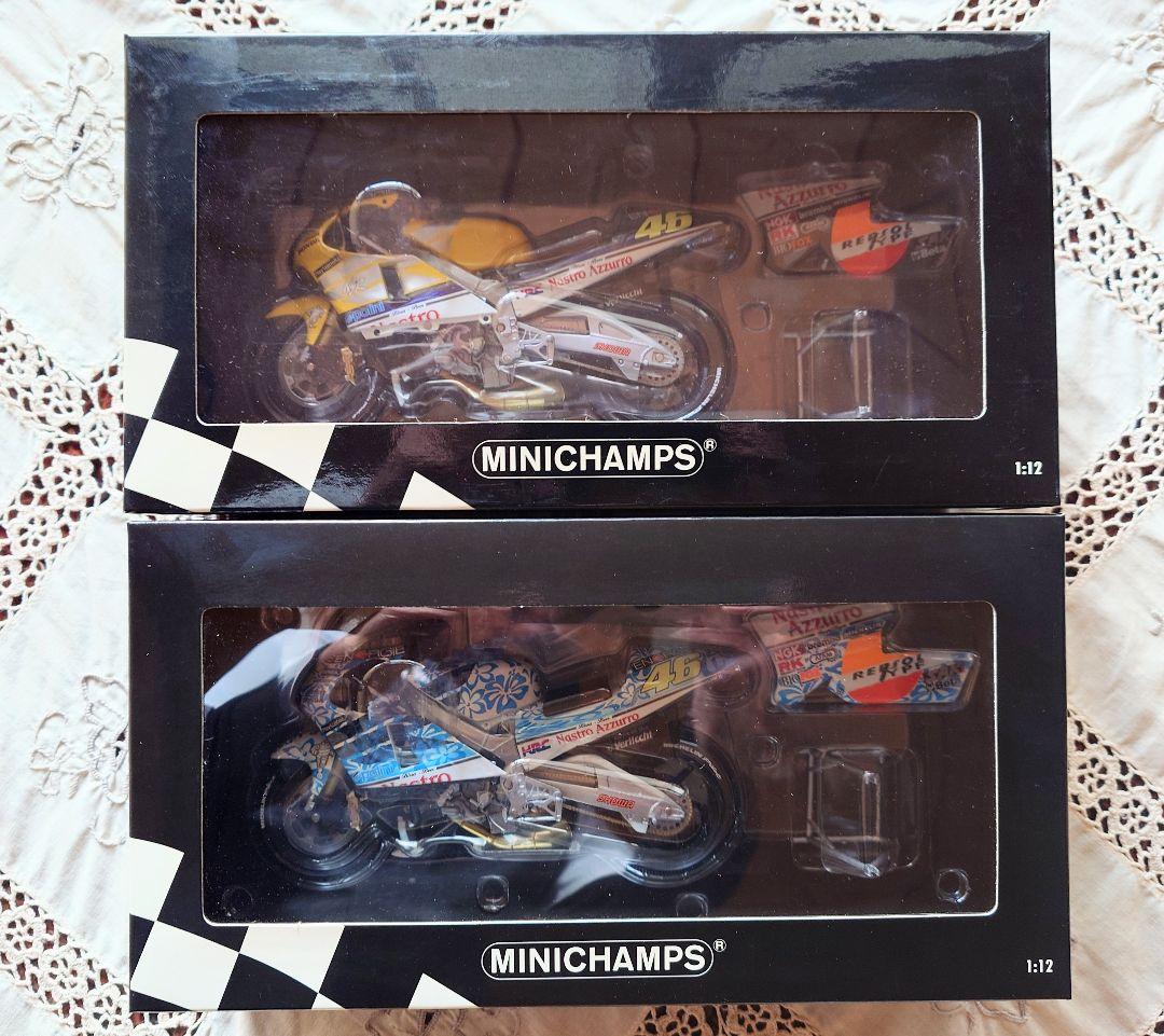 MINICHAMPS 1/12 HONDA NSR500 2001 V·ロッシ 1:12 2001 Valentino Rossi -- #46 Honda NSR500 -- Pre-Season Test -- Mi