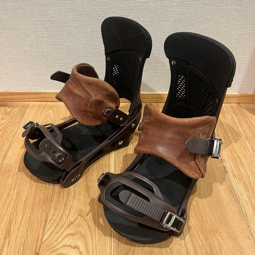 BURTON MALAVITA ビンディング　レザー　サイズM Burton Men's Malavita Snowboard Bindings 2026 – Darkside Snowboards
