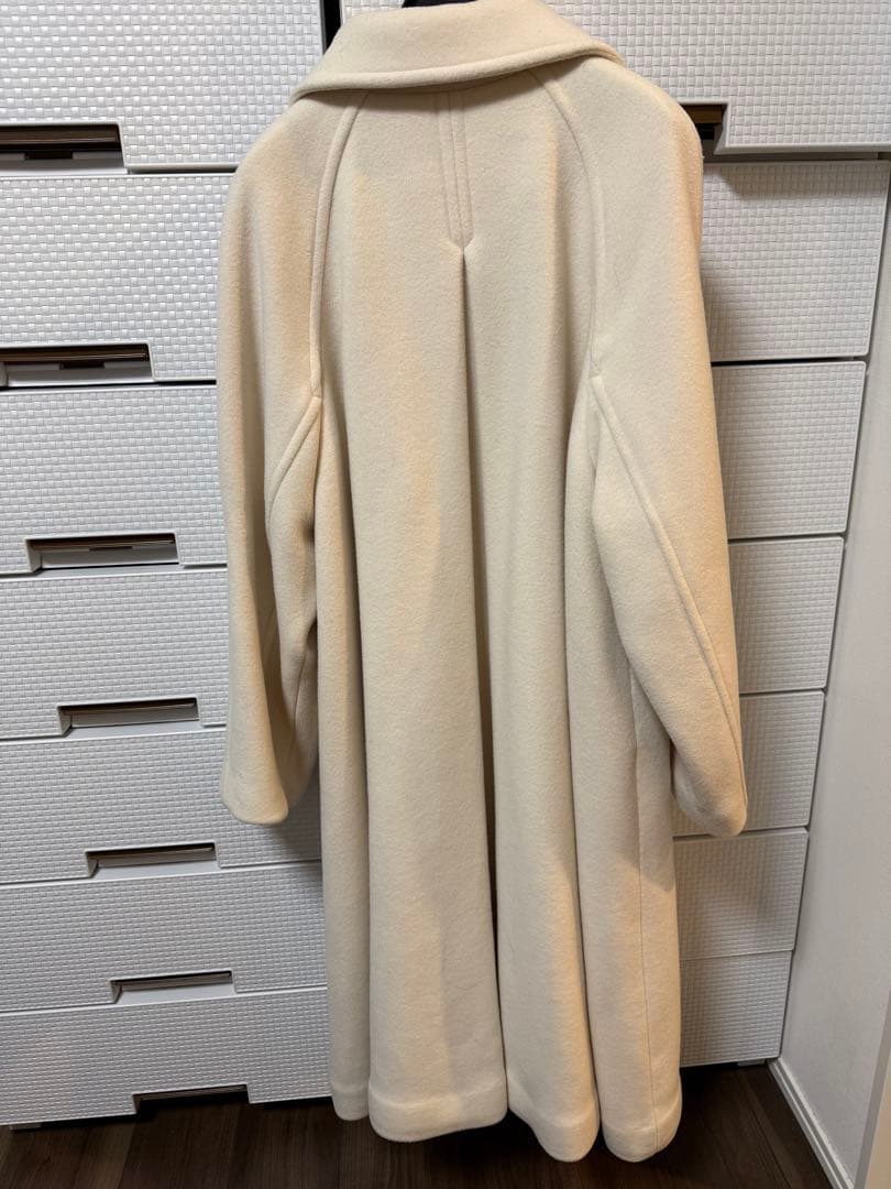 CELFORD セルフォード Aラインスタンドカラーコート 白 38 - メルカリ