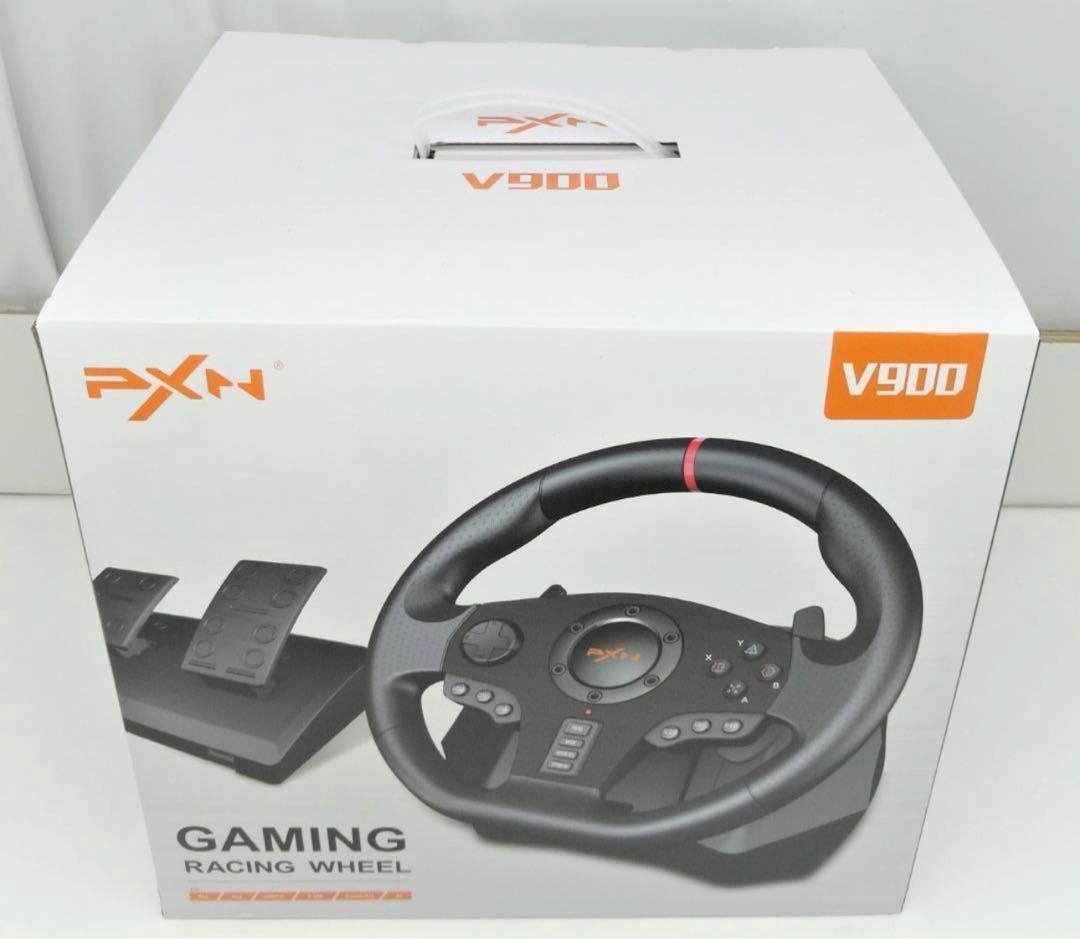 Y093☆PXN V900 PCレーシングホイール☆ Amazon.com: PXN V900 Gaming Steering Wheel - 270/900° Sim Racing