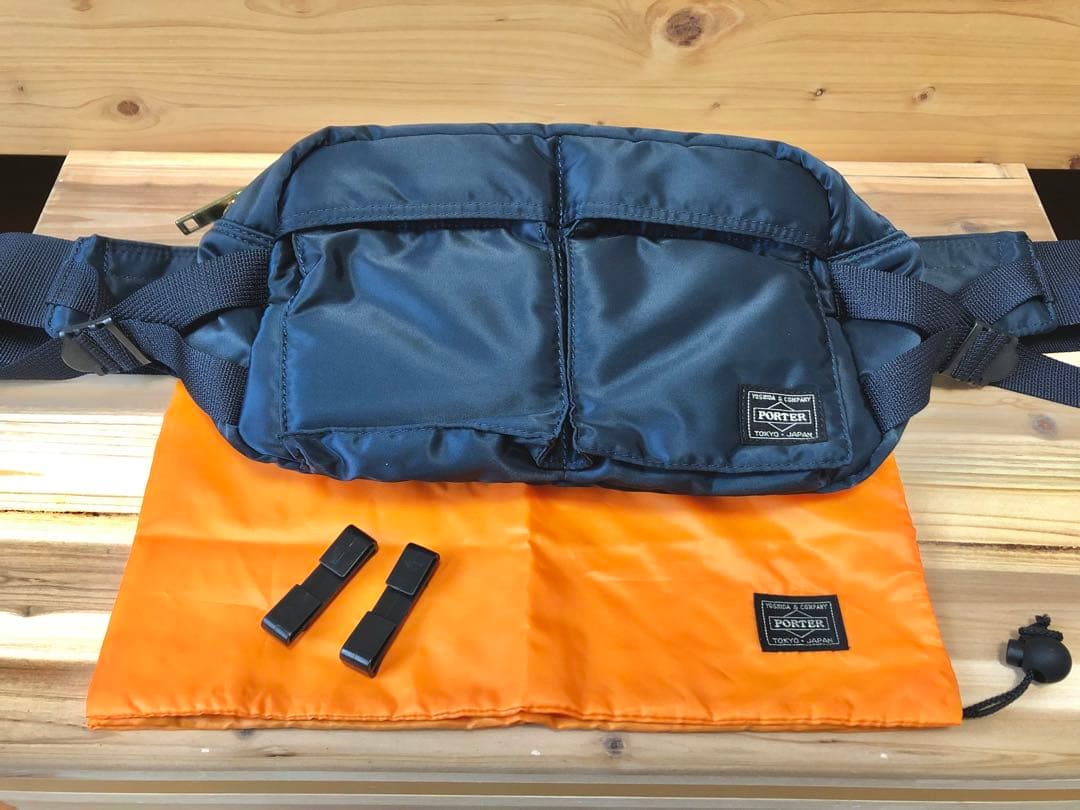 廃版 未使用 PORTERポーター タンカー ウエストバッグ アイアンブルー 2024.8.10 PORTER / TANKER SACKPACK (622-01628-50) color : IRON