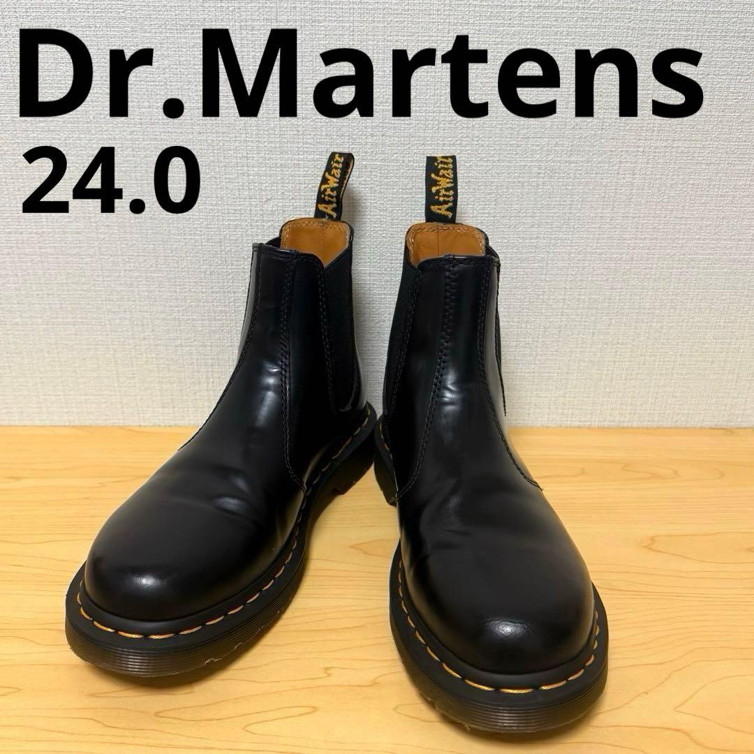 【美品】Dr.Martens サイドゴアブーツ チェルシーブーツ UK5 Dr.Martens サイドゴアブーツ チェルシー レディース SIZE UK 5 (24cm