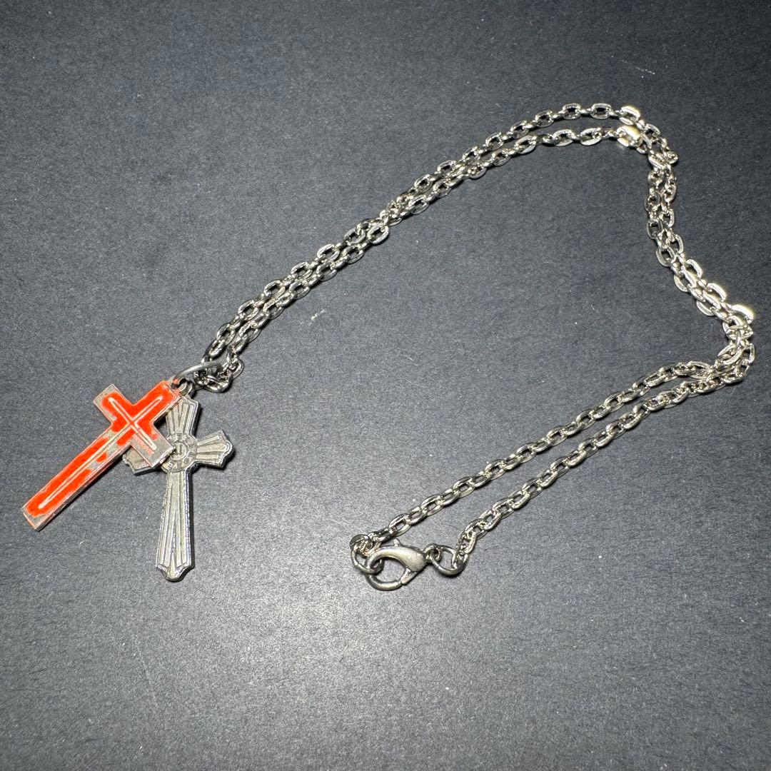 アンダーカバー 90s 初期モデル 2連 クロス ネックレス archive - メルカリ