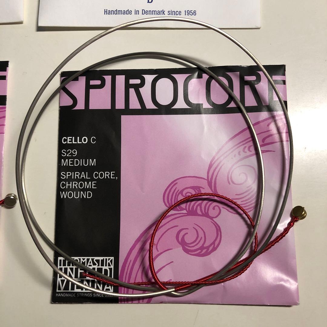 中古弦】チェロ弦セット ヤーガー AD スピロコアGC - メルカリ