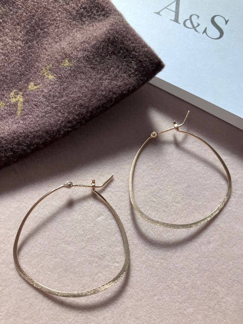 【専用】agete アガット K10イエローゴールド フープピアス K10フープピアス｜ピアス｜アガット 公式オンラインストア