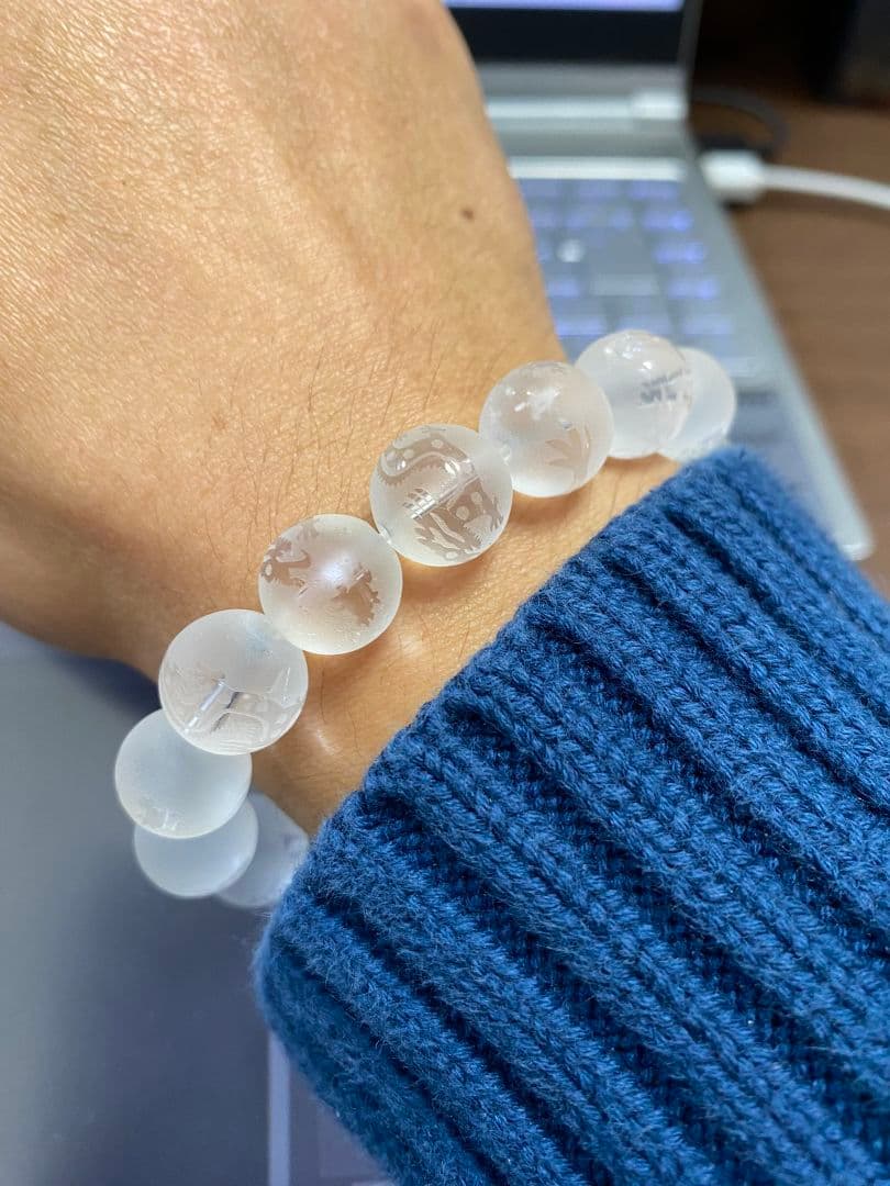 小網神社 12mm龍水晶ブレスレット 強運厄除け銭洗弁天 - メルカリ