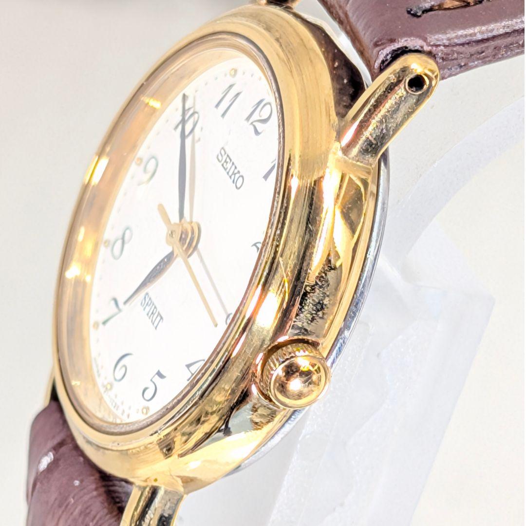 SEIKO SPIRIT レディース 電池ベルト交換済み可動品R-18 - メルカリ