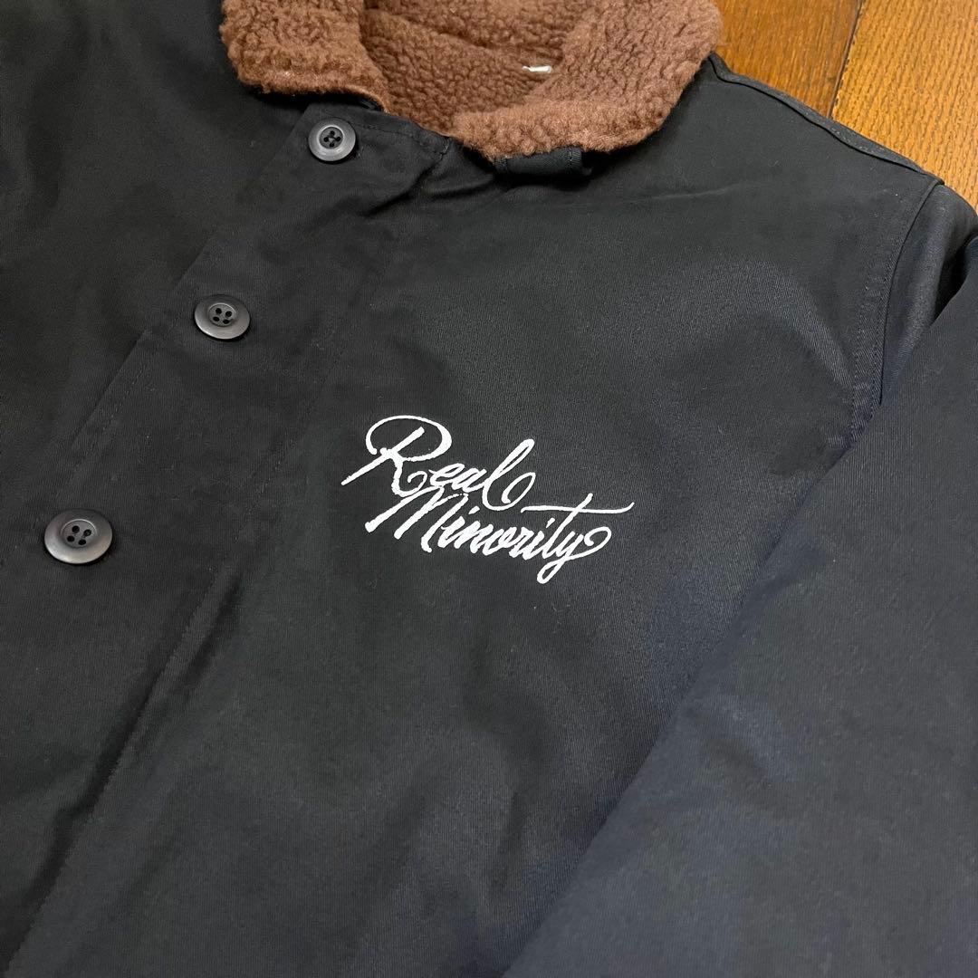未使用】REAL MINORITY N-1ボアデッキジャケット L ブラック - メルカリ