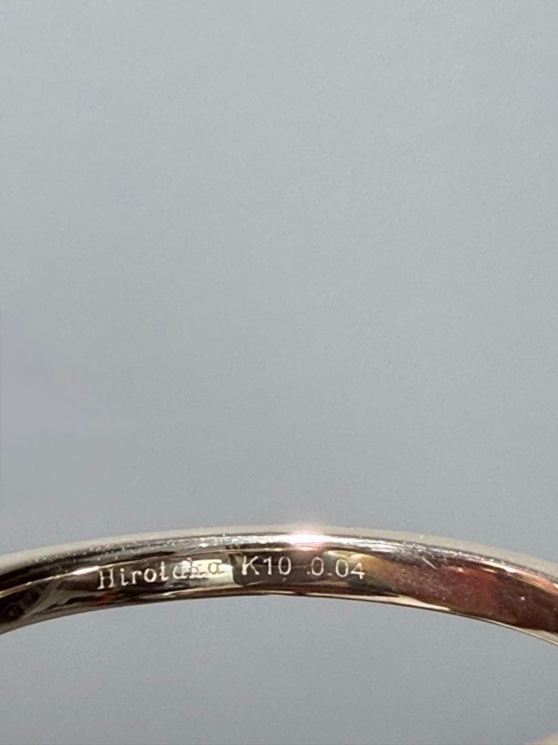 Hirotaka タヒチパール ダイヤリング K10 YG 未使用品 13号 - メルカリ