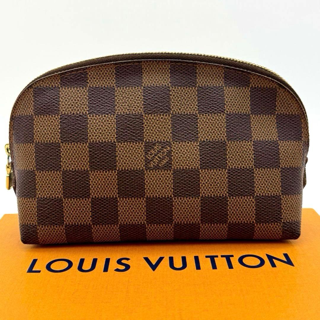 ルイヴィトン ポシェット コスメティック ダミエ エベヌ 茶 ブラウン ポーチ LOUIS VUITTON（ルイ・ヴィトン） （新品・未使用品）ルイ ヴィトン