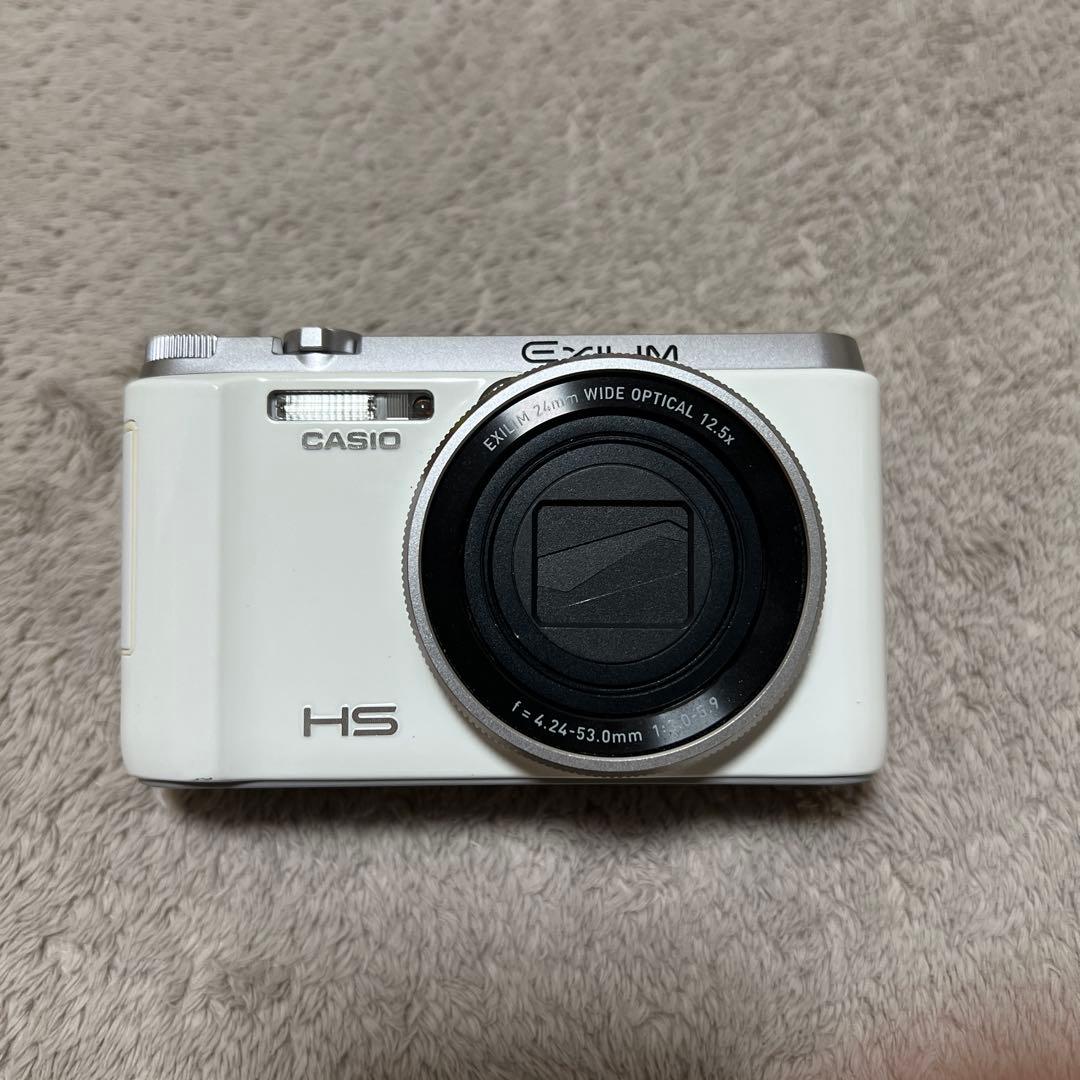 美品】CASIO EXILIM EX-ZR1000 ホワイト 動作未確認 - メルカリ