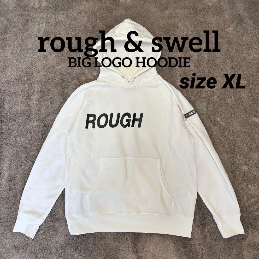rough & swell ラフアンドスウェル 裏起毛 フーディ パーカー rough&swell［ラフアンドスウェル］BIG R HOODIE/ビッグロゴ裏毛