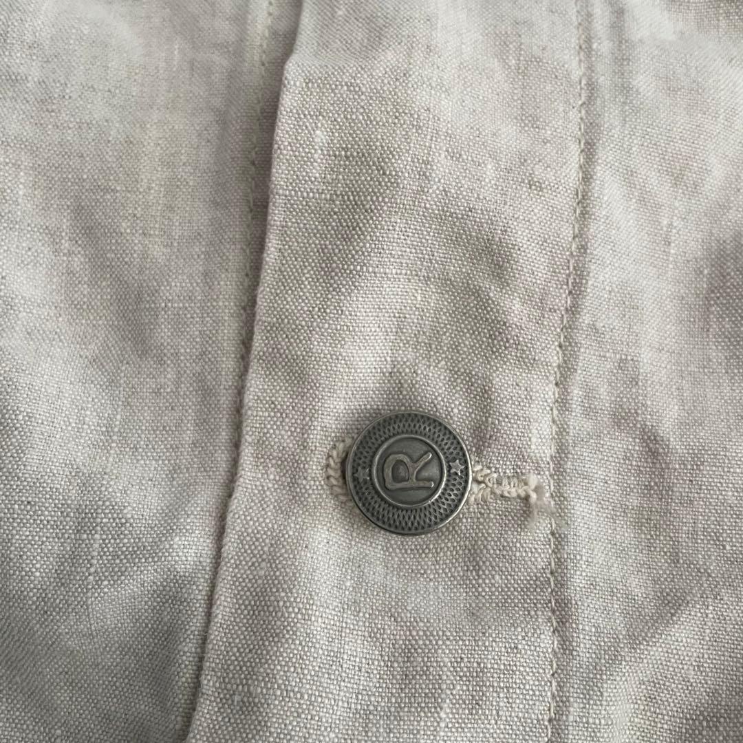 美品✨45R リネンの908空比古比女ジャン R刺繍 3rdタイプ リネン100