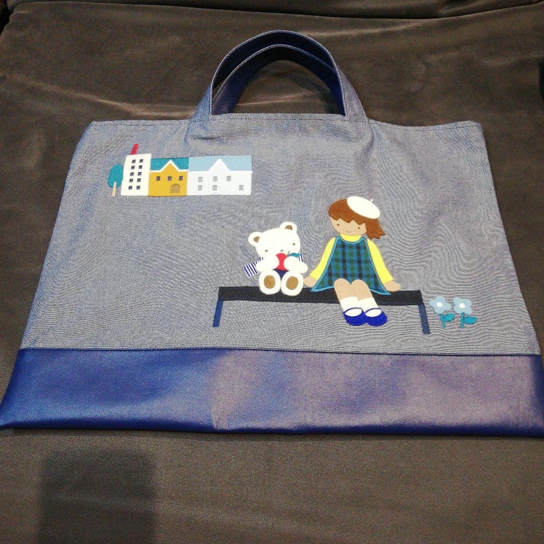 familiar 手提げバッグ 女の子とクマ 楽天市場】セール☆ トートバッグ レディース 大きめ A4 大学生 通学