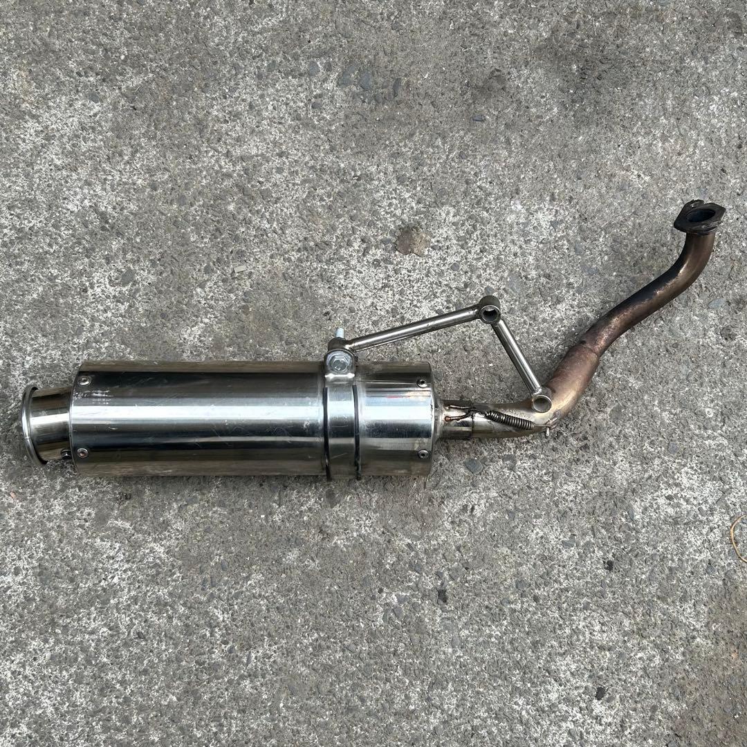ライブディオ ZX AF34 AF35 社外マフラー 砲弾マフラー - メルカリ