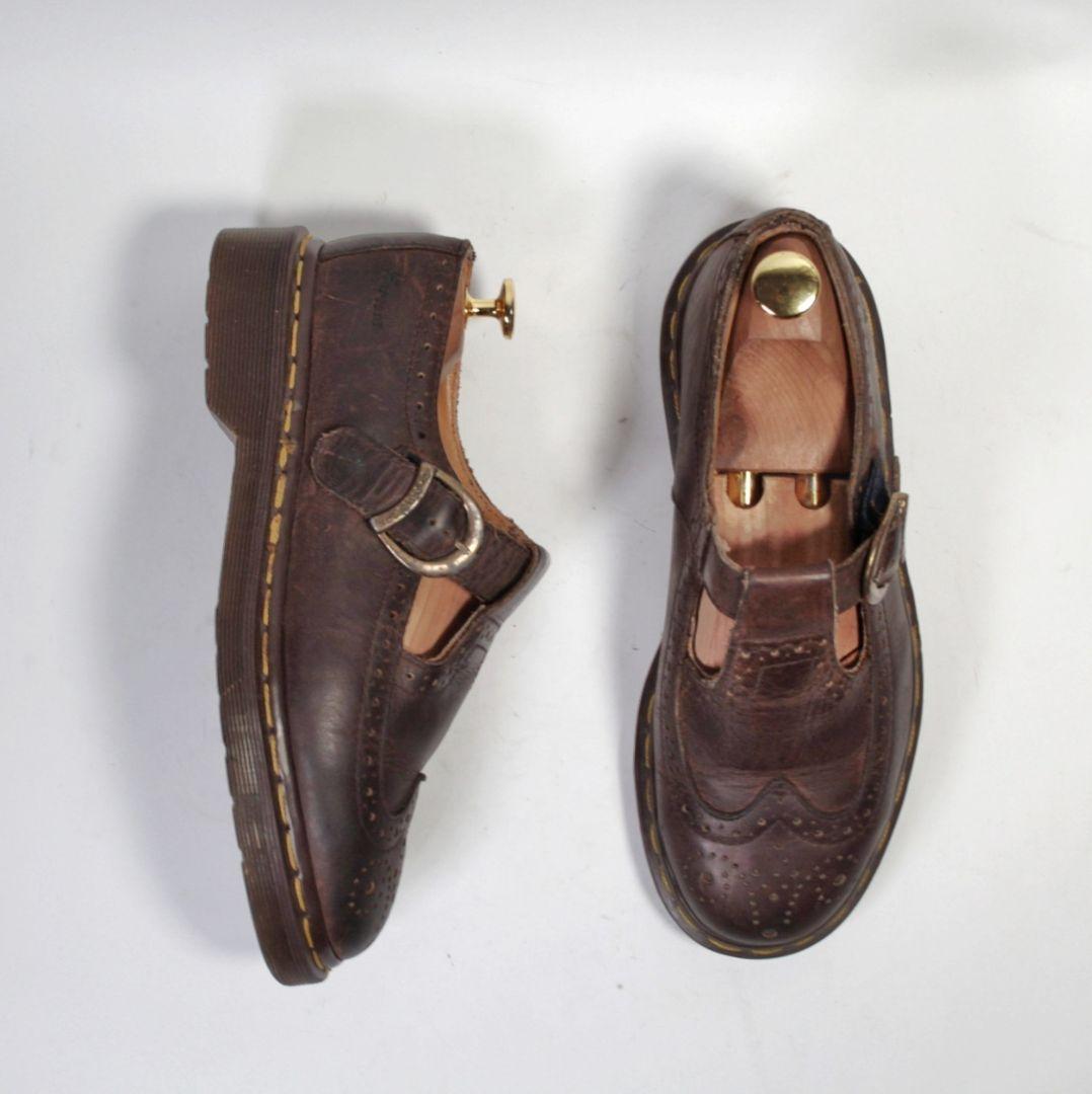 Vintage】ドクターマーチン メリージェーン ブラウン オイルドレザー