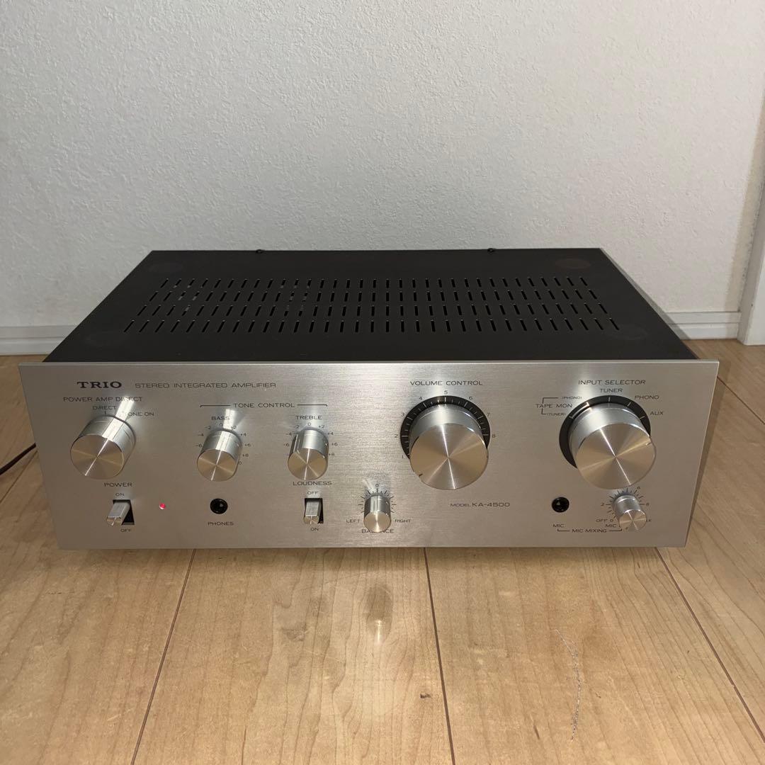 動作良好！！trio 　プリメインアンプ　KA-4500 希少です TRIO KA-4500 アンプ - メルカリ