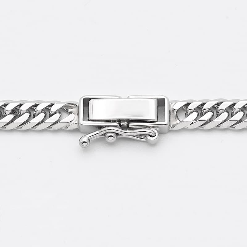 PT850(プラチナ) 喜平ブレスレット 6面ダブル 10.9g 20cm 新品