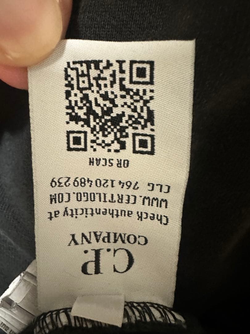 C.P.COMPANY スウェット ブラック バッチ無し