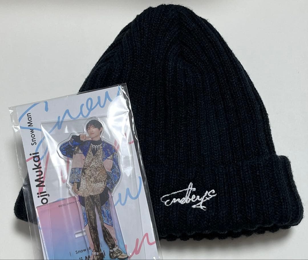 匿名配送】アクスタ ENEBEYC エネベイク ビーニー ニット帽 向井康二